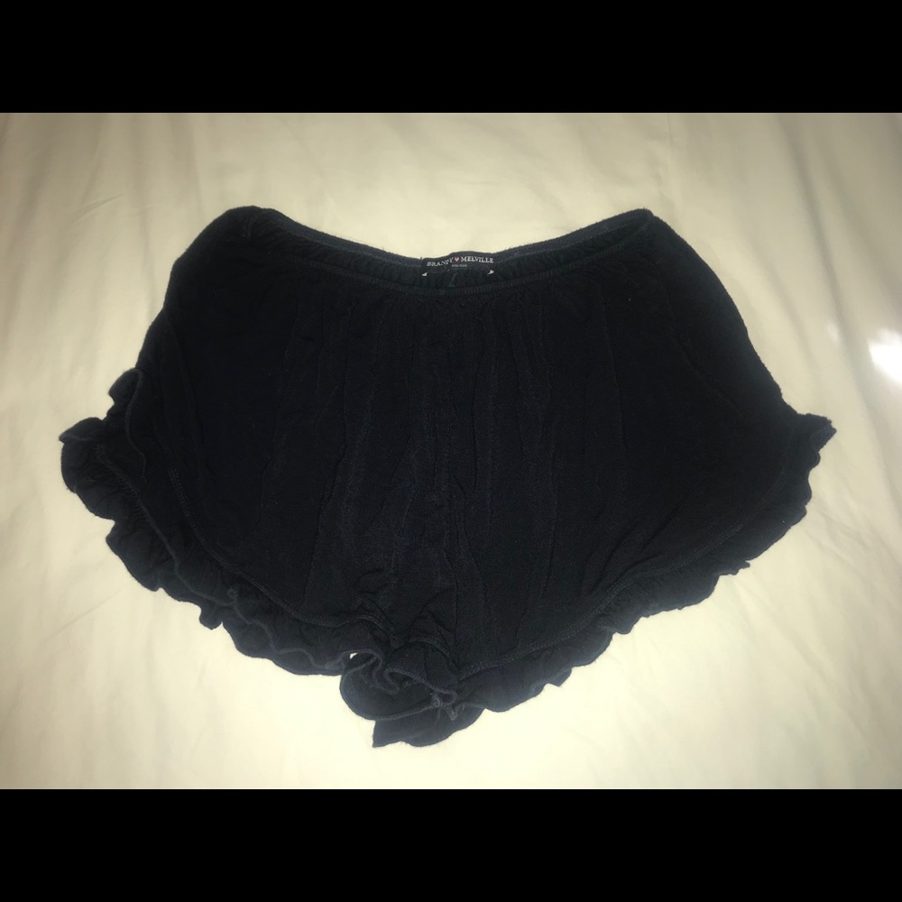 blue flowy brandy shorts